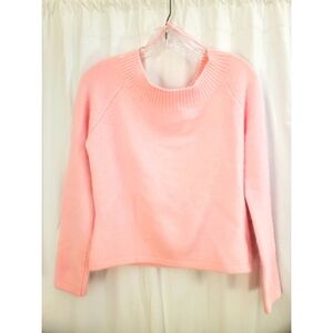 Off the shoulder angora sweater